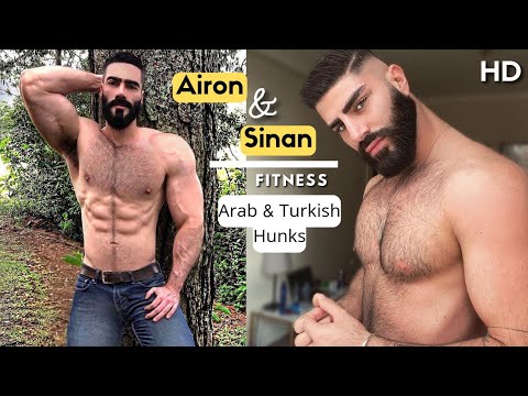 Hairy Bearded Hunks - Arab & Turkish - Airon & Sinan Fitness