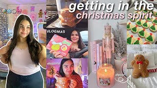 GETTING IN THE CHRISTMAS SPIRIT 🎀🎄baking, shopping, decor & cozy vibes