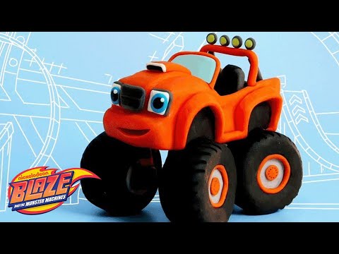 How to Make Blaze from Clay 🚗 | DIY Crafts For Kids | Blaze and the Monster Machines