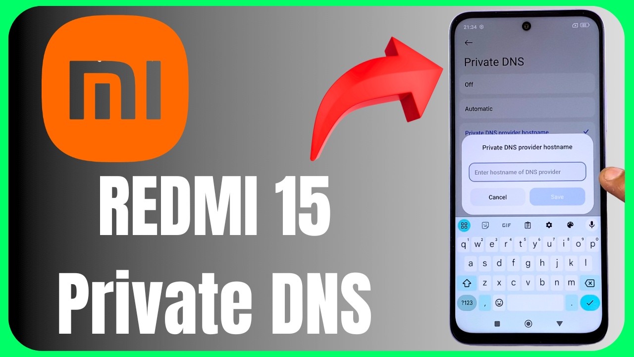 🌐 Redmi 15 DNS Setup 😱📱 | Easy Private DNS Configuration Guide