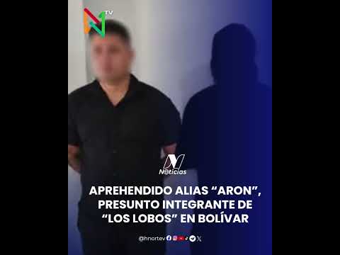 🚨 APREHENDIDO ALIAS “ARON”, PRESUNTO INTEGRANTE DE “LOS LOBOS” EN BOLÍVAR