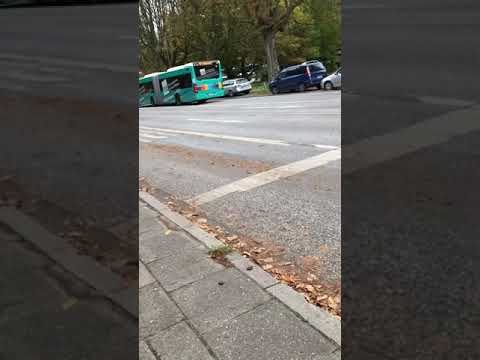 Hamburg: Ausfahrt Buslinie 19 nach U Alsterdorf in Bf. Dammtor