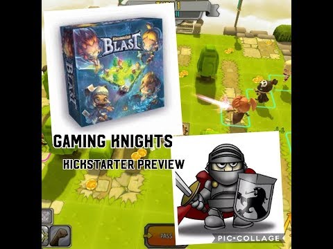 Gaming Knights kickstarter preview ; We play Krosmaster Blast