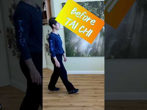 Before & After: Tai Chi - Chi Walking; walking softly