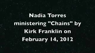 A Short clip of Nadia Torres Praise Dancing to the song Chains by Kirk Franklin
