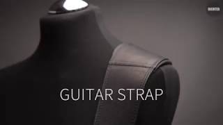 Guitar Strap Springbreak III Nappa Brown / White Stitches Richter