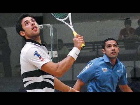 S.Ep68 Aaron Soyza v Hamza Imtiaz, 7 times Penang Close Champ in semifinals. 2022 Squash. Score 3-2