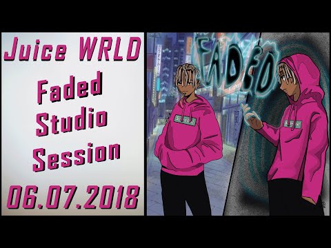 Juice WRLD Recording "Faded / Z Nation OG" - Full Studio Session / Song  - 06.07.2018
