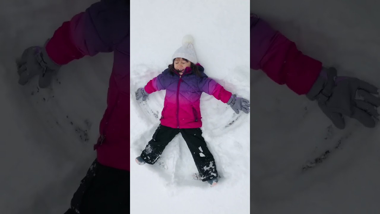 Making Snow Angel #shorts