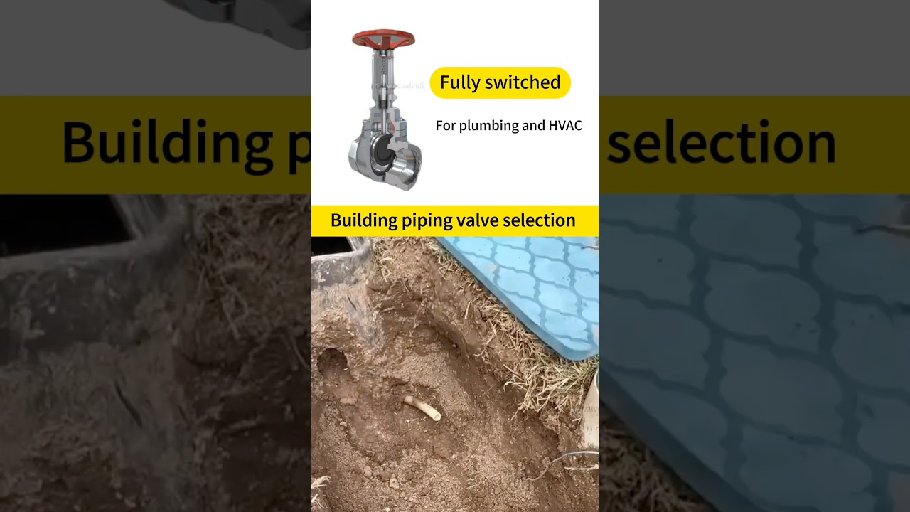 Building pipeline selection of valves, these points you must know! #Valves #Industrial