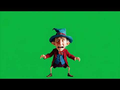 The man in the blue hat is expressive 4k green screen #funnyvideo