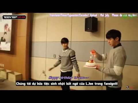 [Vietsub] 141123 TEEN TOP On Air -  Happy L JOE Day!
