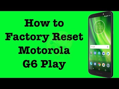 How to Factory Reset Motorola G6 Play | Hard Reset Moto G6 | NexTutorial