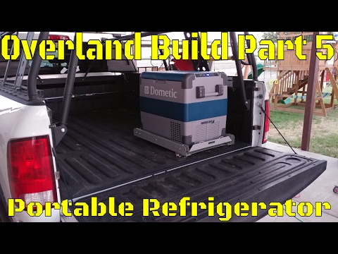 Overland Camping Vehicle Build! Part 5: Dometic Portable Refrigerator Install
