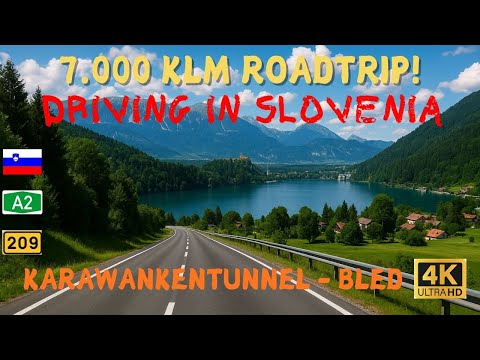 Slovenië · Karawankentunnel → Meer van Bled (rit) — YouTube-voorbeeldthumbnail