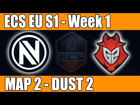 Team EnVyUs vs G2 eSports | Map 2 (Dust 2) | Week 1 ECS EU Season 1 2016