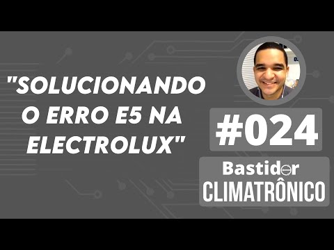 Vídeo: Erro E5 na Electrolux: Solução passo a passo (8 passos)