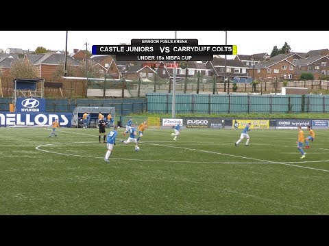 Castle Juniors v Carryduff Colts - Under 15s NIBFA Cup - 19th October 2019