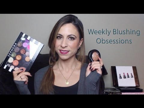 Weekly Blushing Obsessions /  Mac, Tarte, KVD......... Video