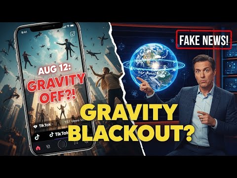 Gravity Blackout Rumor Explained: Is August 12, 2026 Real? Fact Check #GravityBlackout #ScienceFacts