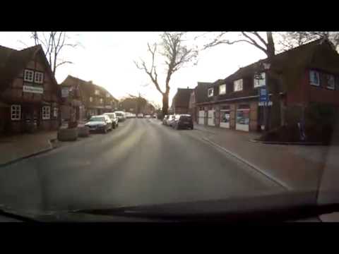 Ortsfahrt durch Jesteburg in der Weihnachtszeit.