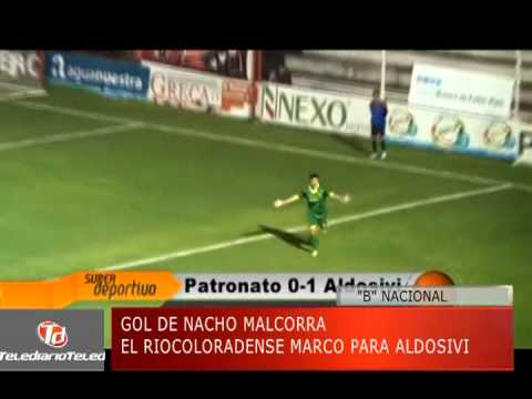 TELEDIARIO 12/03/14 - GOL DE NACHO MALCORRA EN ALDOSIVI