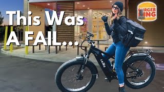 I Tried DoorDash on the Lacros Thunder Electric Bike (Things didn't go as planned!)