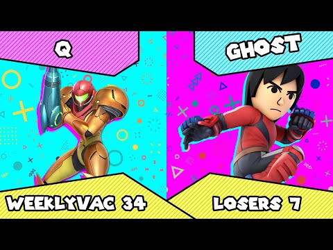 WeeklyVAC 34 SSBU: Q vs Ghost (Samus/Kirby vs Mii Brawler)