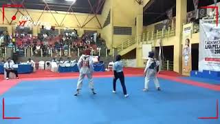 preview picture of video 'Liga Pelajar 2 Taekwondo U-45 kg Kab Bekasi'