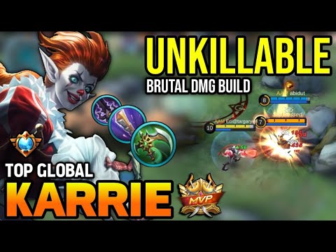 KARRIE BEST BUILD 2023 | TOP GLOBAL KARRIE GAMEPLAY | MOBILE LEGENDS✓