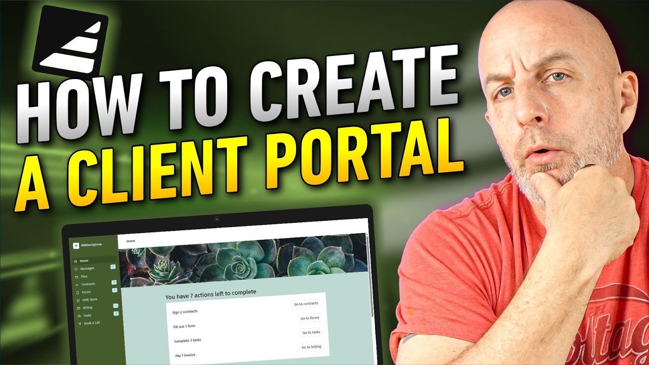 How to Create a Client Portal | One Place for Files, Invoices, Messaging