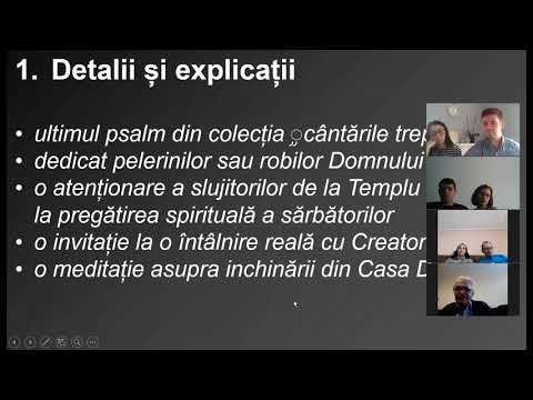 Studiu biblic - 11.10.2020 AM. Psalmul 134