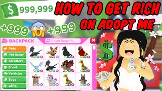 The REAL WAY to get RICH on ADOPT ME! 😱 (Roblox
