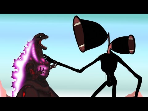 Godzilla  vs Siren Head Attack | Godzilla Animation