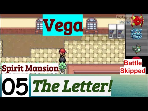 Pokemon Vega Part 5 The Letter & Spirit Mansion | GBA Rom Hack