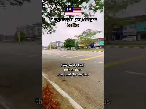 Pegar um ônibus em Ipoh, Malásia, seja como