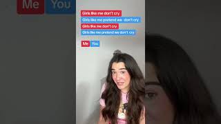 Girls like me don’t cry Singing Duet #shorts #shortswithcamilla