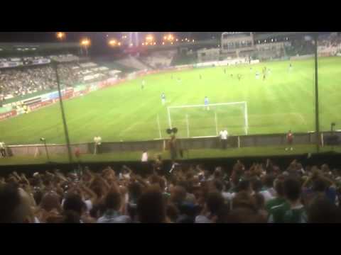 Fradi-KTE Induló a meccs végén 12.07.28