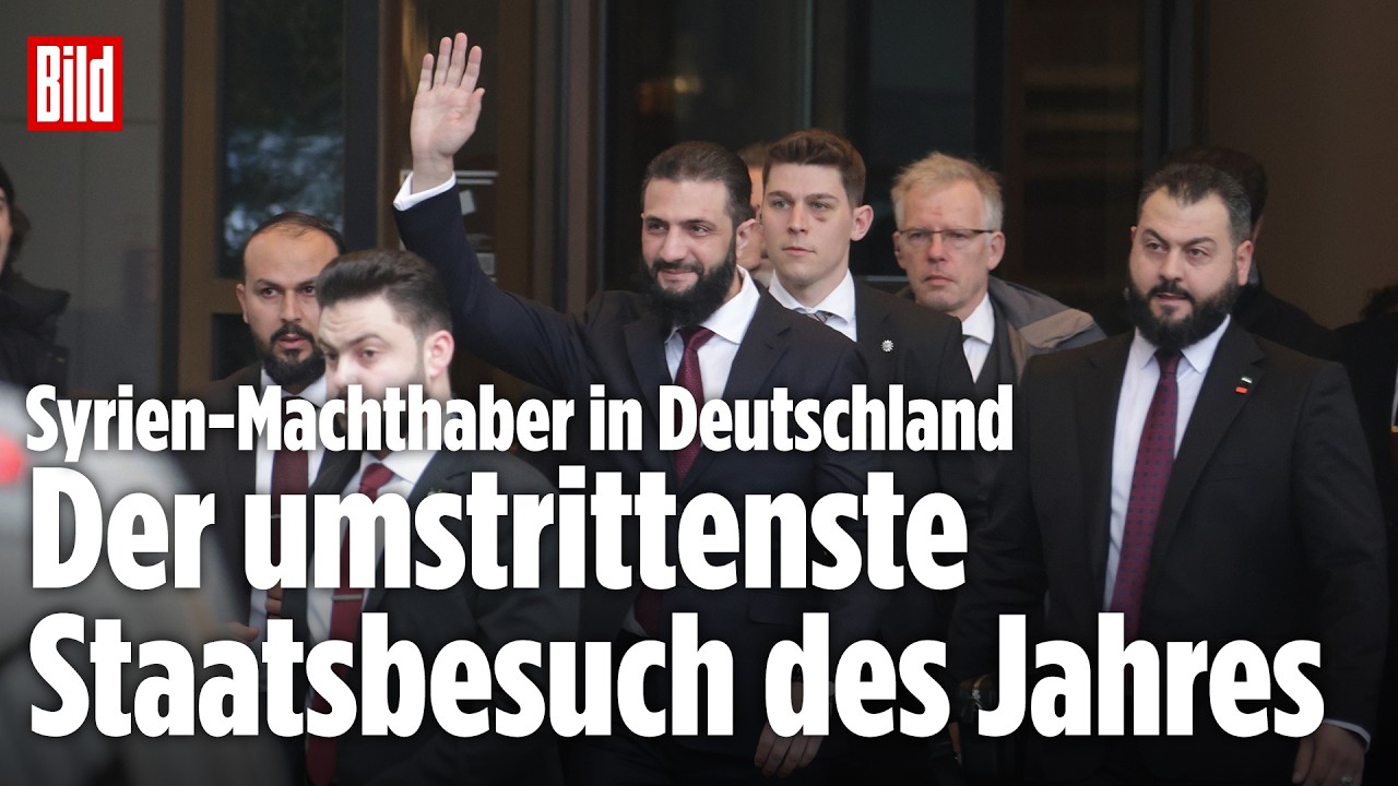 🔴 Der umstrittenste Staatsbesuch des Jahres: Außenminister Wadephul empfängt Syrien-Machthaber