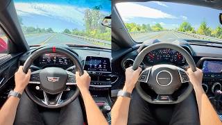 Cadillac CT4-V Blackwing vs. Chevrolet Camaro SS 1LE - POV Ownership Comparison