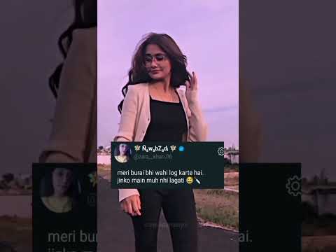 Girls Attitude Shayari Status | Single Girl Attitude Whatsapp Status #Shorts
