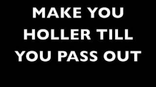 holler till you pass out 3oh!3 with lyrics