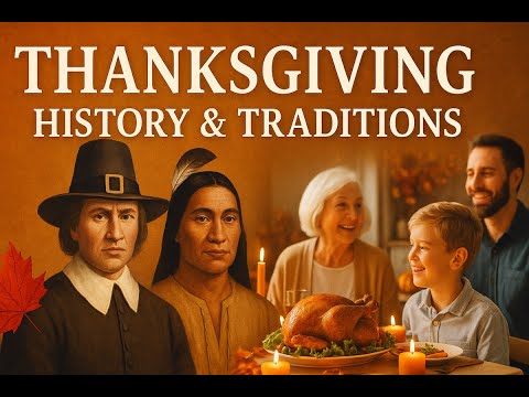 Video: Thanksgiving History and Traditions. ESL/ESOL/EFL A1-A2 video