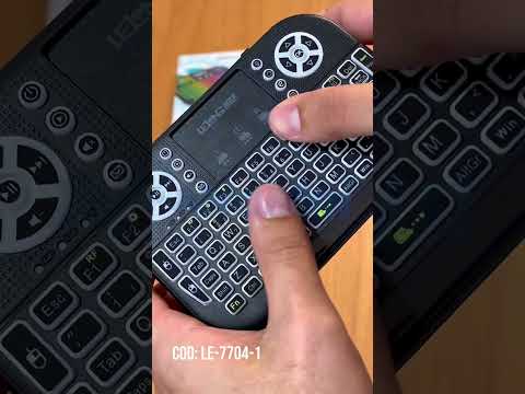 LE-7704-1 Mini Teclado Com Touchpad Compatível com TVs Vídeo Games Smartphones Tablets - Lelong