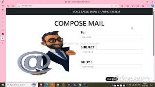 Voice Based Email for Visually Challenged People using Django