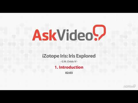 Iris Explored Course for iZoto Video