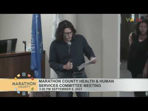 Dual Citizenship - Marathon County Health & Human Services Committee Meeting 9⧸6⧸2023 Clip
