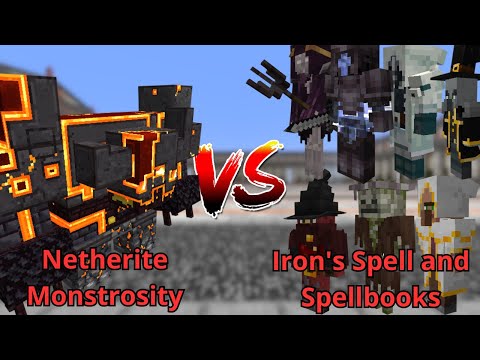 EPIC Netherite Battle vs Iron Mobs - MINECRAFT EP65