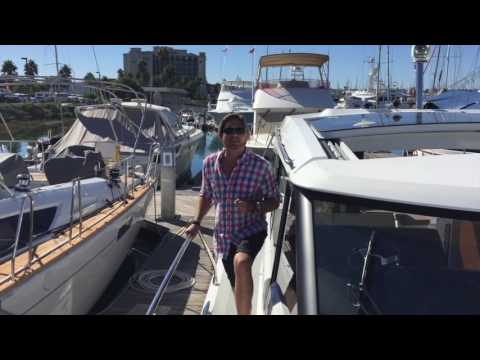 Jeanneau NC14 Powerboat Side access to forward bow By: Ian Van Tuyl