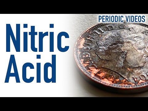 Dissolving Coins in Nitric Acid - Periodic Table of Videos